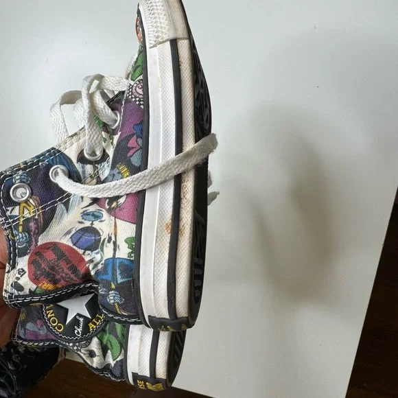 Batman boys high top converse size 11 - Picture 2 of 9